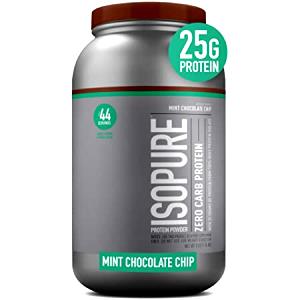 2 scoops (61 g) Perfect Zero Carb Isopure Whey Protein Isolate - Mint Chocolate Chip