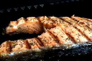 2 servings (149 g) Grilled BBQ Salmon
