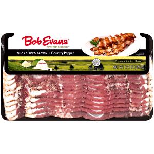 2 skillet cooked slices (15 g) Peppered Thick Sliced Bacon