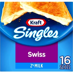 2 slices (1 oz) Swiss Cheese