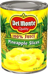 2 slices (114 g) Pineapple Slices in 100% Juice