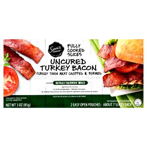 2 slices (12 g) Fully Cooked Turkey Bacon Slices