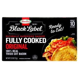 2 slices (14 g) Black Label Fully Cooked Bacon