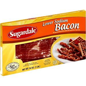 2 slices (15 g) Lower Sodium Bacon