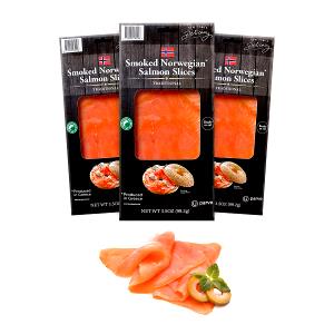 2 slices (2 oz) Smoked Salmon