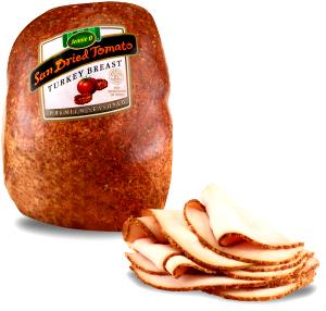 2 slices (2 oz) Sun Dried Tomato Turkey Breast