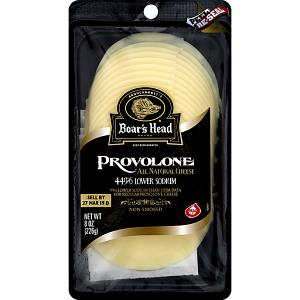 2 slices (28 g) 42% Lower Sodium Provolone Cheese