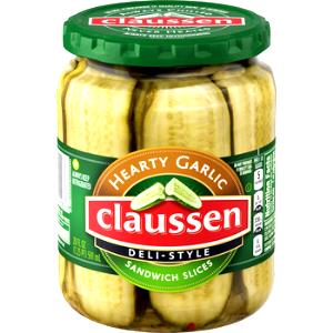 2 slices (34 g) Hearty Garlic Deli Style Sandwich Slice Pickles