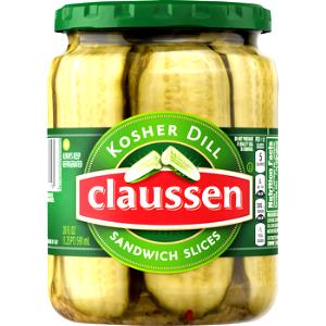 2 slices (34 g) Kosher Dill Sandwich Slices Pickles