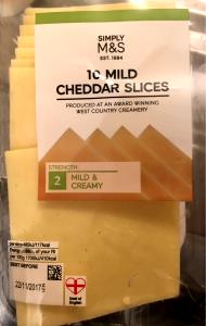 2 slices (34 g) Mild Cheddar Cheese Slices