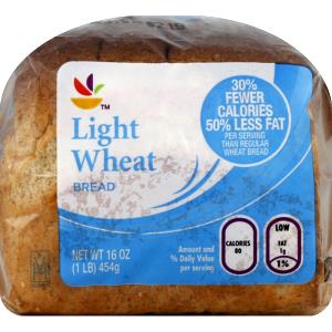 2 slices (41 g) Reduced Calorie Light Wheat Bread