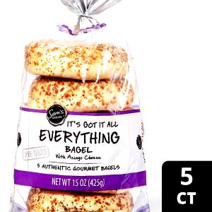 2 slices (4.25 oz) Everything Bagel