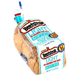 2 slices (45 g) Light 40 Calories Soft Rye Bread