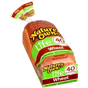 2 slices (45 g) Reduced Calorie Wheat Enriched Bread