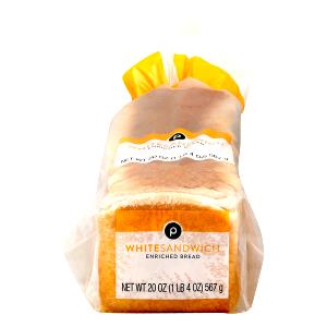 2 slices (47 g) Enriched White Sandwich Bread