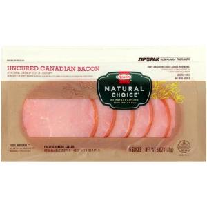 2 slices (47 g) Uncured Canadian Bacon