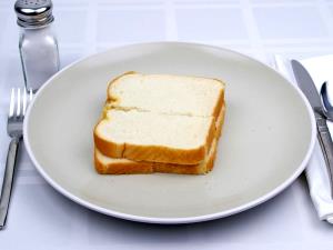 2 slices (47 g) White Bread