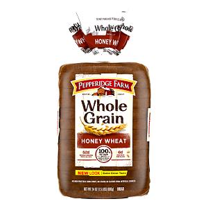 2 slices (52 g) Whole Grain Honey Wheat Bread