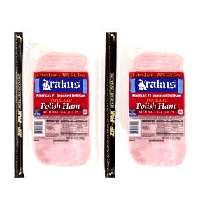 2 slices (56 g) 98% Fat Free Extra Lean Sliced Polish Ham