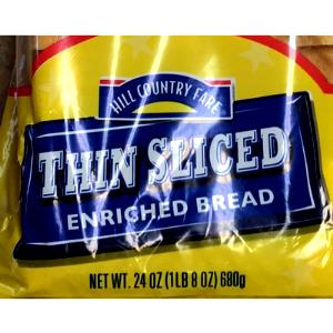 2 slices (56 g) Thin Sliced Enriched Bread