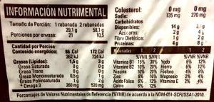 2 slices (58 g) Pan con Linaza