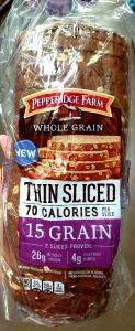 2 slices (68 g) High Fiber Whole Grain Bread