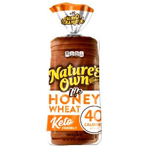 2 Slices Bread, 40 Calorie, Honey Wheat
