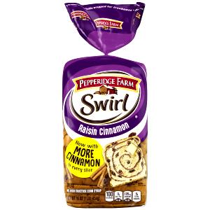 2 Slices Bread, Cinnamon Raisin Swirl