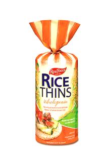 2 Slices Corn Thins, Rice Thins