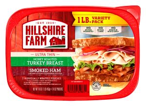 2 Slices Ham/Turkey, Variety Pack, Smoked Ham