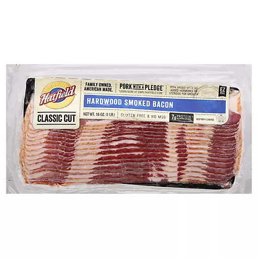 2 slices pan fried (17 g) Sliced Bacon Hardwood Smoked