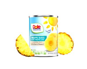 2 Slices Pineapple İn 100% Juice, Canned