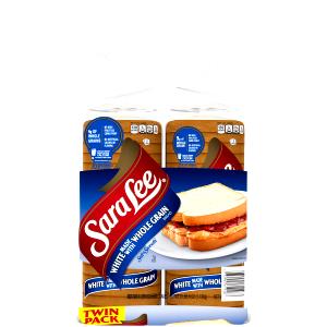 2 Slices Sandwich Bread, Soft Whole Grain White