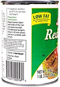 2 Slices Vegetable Steak, Low Fat, Canned