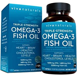 2 softgels Triple Strength Omega 3 Fish Oil