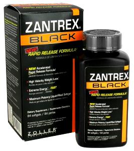 2 softgels Zantrex Black