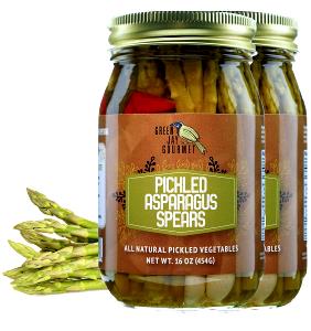 2 spears Pickled Asparagus