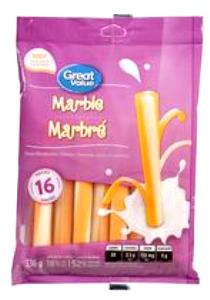 2 sticks (42 g) Stringable Marble Mozzarella Sticks