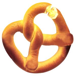 2 sticks (50 g) Soft Stuffed Pretzels with Cheese