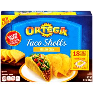 2 taco shells (26 g) Yellow Corn Taco Shells