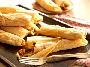 2 tamales Sweet Potato Pecan Tamales
