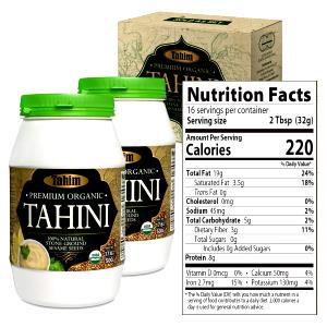 2 tbsp (28 g) All Natural Tahini