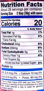 2 tbsp (28 g) Chipotle