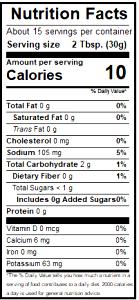 2 tbsp (29 g) Hot Salsa