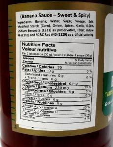 2 tbsp (30 g) Banana Ketchup