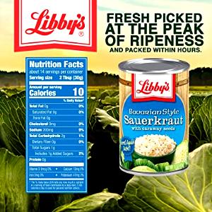 2 tbsp (30 g) Bavarian Style Sauerkraut