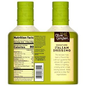 2 tbsp (30 g) Italian with Extra Virgin Olive Oil Dressing & Marinade