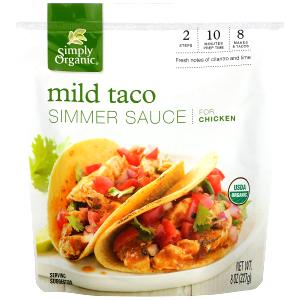 2 tbsp (30 g) Mild Taco Simmer Sauce For Chicken