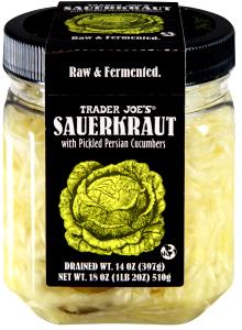 2 tbsp (30 g) Sauerkraut with Pickled Persian Cucumbers