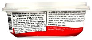 2 tbsp (30 g) Strawberry Cream Cheese Style Spread